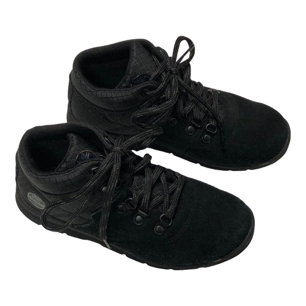 Timberland Little Kids‎ GT Rally Mid Hiker Boots Black Suede Size 1 M